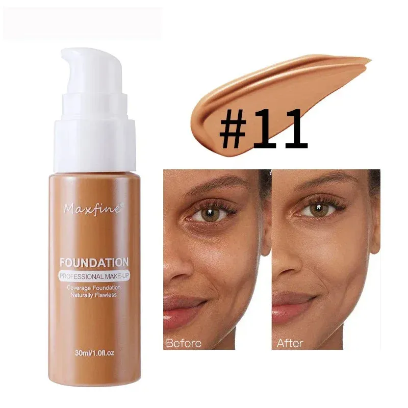 Yeknu Liquid Face Foundation Cream Oil-Control BB Cream Matte Base Brightening Concealer Lasting Full Coverage Women Makeup Cosmetics