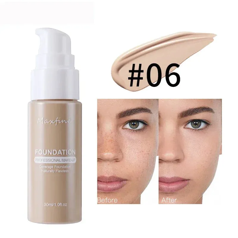 Yeknu Liquid Face Foundation Cream Oil-Control BB Cream Matte Base Brightening Concealer Lasting Full Coverage Women Makeup Cosmetics